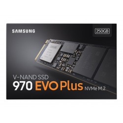 Samsung SSD 250GB 970 EVO NVMe M.2 2280 (read/write 3400/1500MB/s)