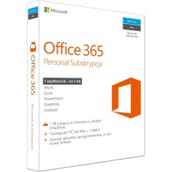 Microsoft Office 365 Personal PL 32/64-bit Subscription 1 year Win10/Mac