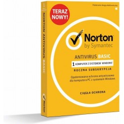 Symantec Norton Antivirus Basic 1 PC - 1 year