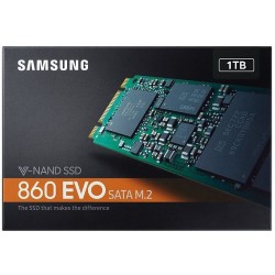 Samsung SSD 1TB 860 EVO M.2 2280 (read/write 550/520MB/s)