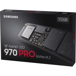 Samsung SSD 512GB 970 PRO NVMe M.2 2280 (read/write 3500/2300MB/s)